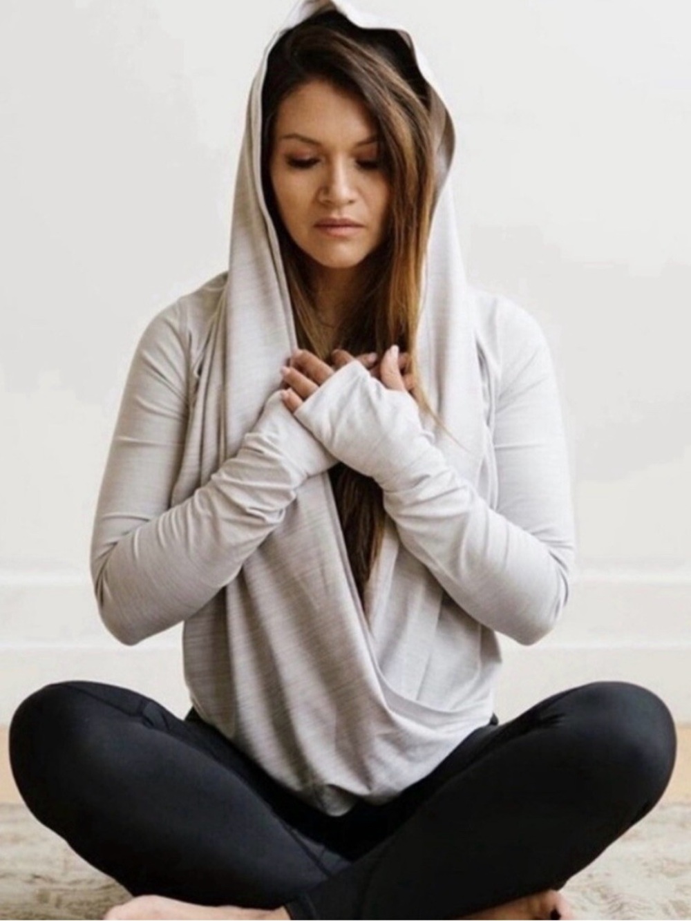 Zyia Haze Yoga Shawl Crossover- XS